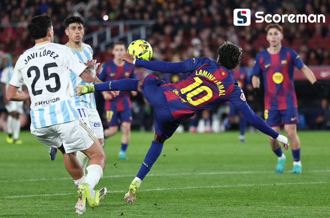 '올모-하피냐-야말 연속골' 바르셀로나, R.오비에도 3-0 격파...리그 선두 탈환